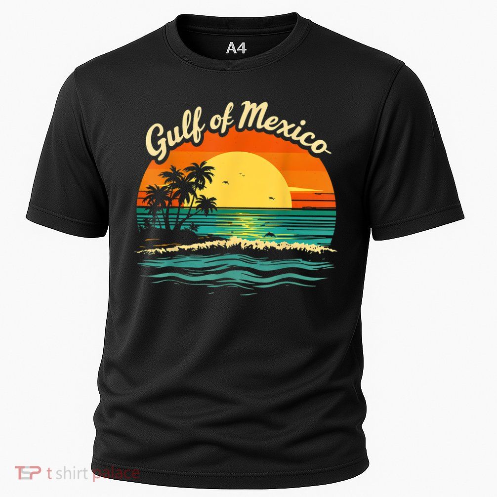 Gulf Of Mexico Beach Palms Summer Vacation Performance Shirt