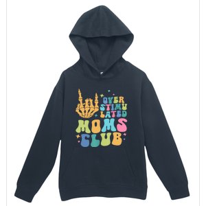 Groovy Overstimulated Moms Club Funny Trendy Mom Urban Pullover Hoodie