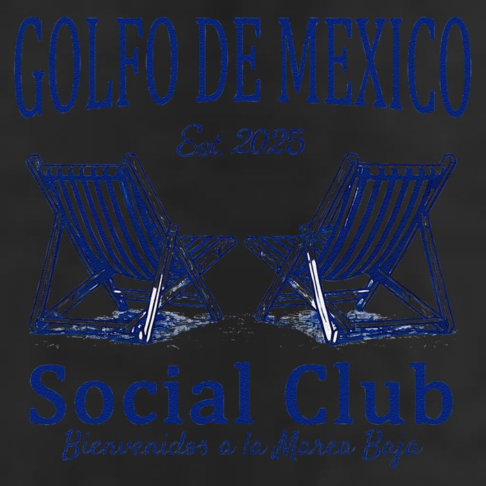 Gulf of Mexico Social Club Welcome to Low Tide 7 Panel Mesh Trucker Snapback Hat