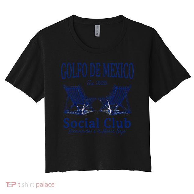 Gulf of Mexico Social Club Welcome to Low Tide Crop Top