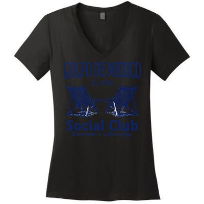 Gulf of Mexico Social Club Welcome to Low Tide Women's V-Neck T-Shirt