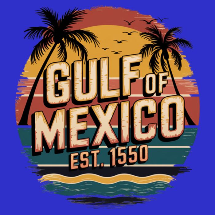 Gulf Of Mexico Retro Vintage EST 1550  Button