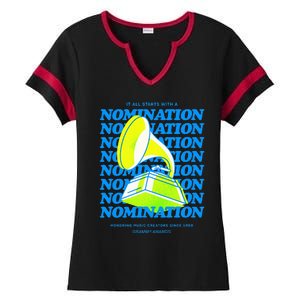 G.RAMMYS O.fficial Merch The Nomination Ladies Halftime Notch Neck Tee