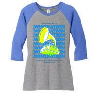 G.RAMMYS O.fficial Merch The Nomination Women's Tri-Blend 3/4-Sleeve Raglan Shirt