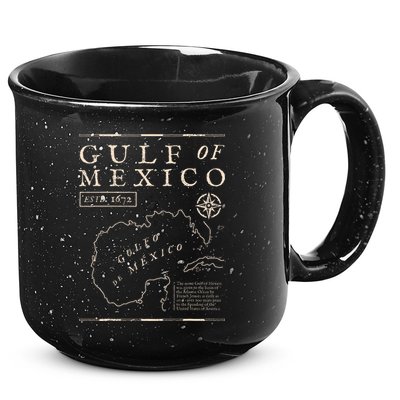 Gulf Of Mexico 1672 Historic Map 15oz Campfire Ceramic Mug