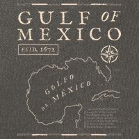 Gulf Of Mexico 1672 Historic Map Cotton Canvas Backpack