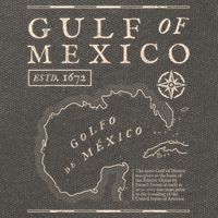 Gulf Of Mexico 1672 Historic Map Cotton Canvas Backpack