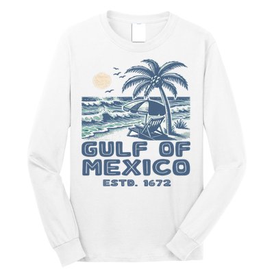 Gulf Of Mexico 1672 Vintage Beach Gulf Of Mexico Forever Long Sleeve Shirt