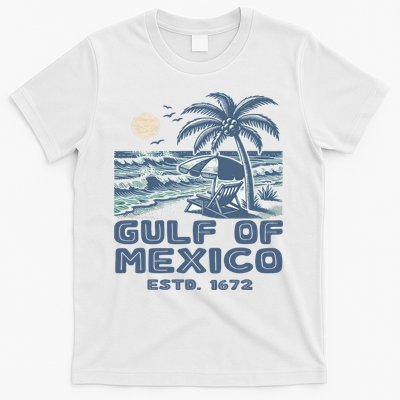 Gulf Of Mexico 1672 Vintage Beach Gulf Of Mexico Forever T-Shirt
