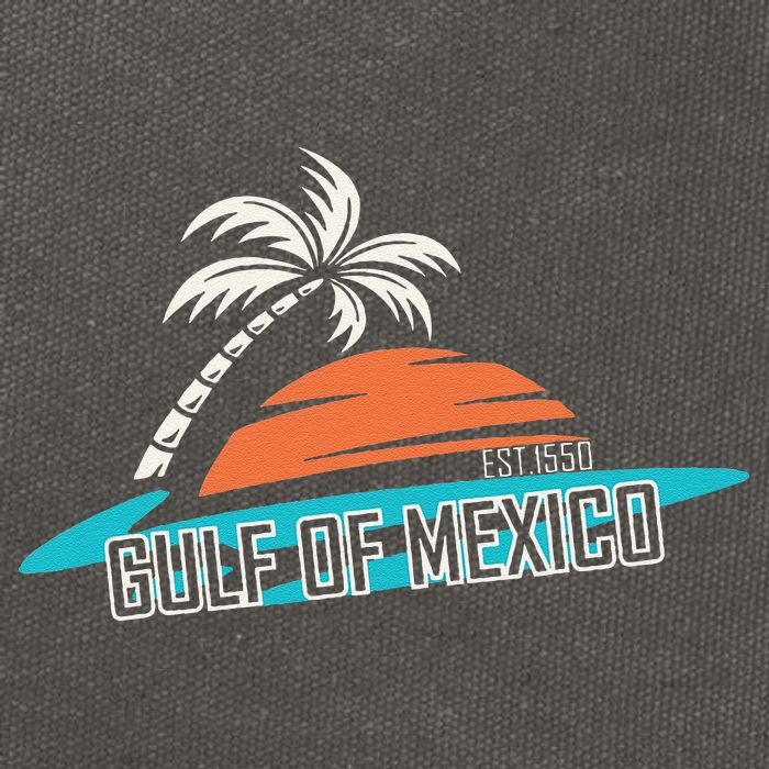 Gulf Of Mexico Cotton Canvas Backpack