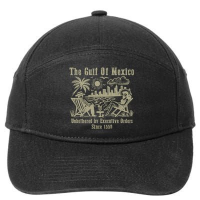 Gulf Of Mexico Forever – Anti-Trump Political Satire 7-Panel Snapback Hat