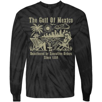 Gulf Of Mexico Forever – Anti-Trump Political Satire Tie-Dye Long Sleeve Shirt