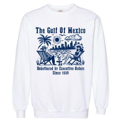 Gulf Of Mexico Forever – Anti-Trump Political Satire Garment-Dyed Sweatshirt