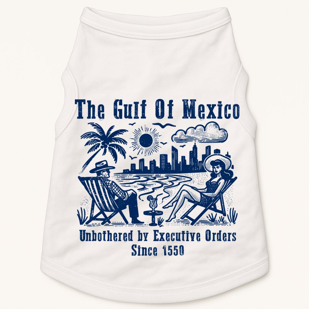 Gulf Of Mexico Forever – Anti-Trump Political Satire Doggie Tank