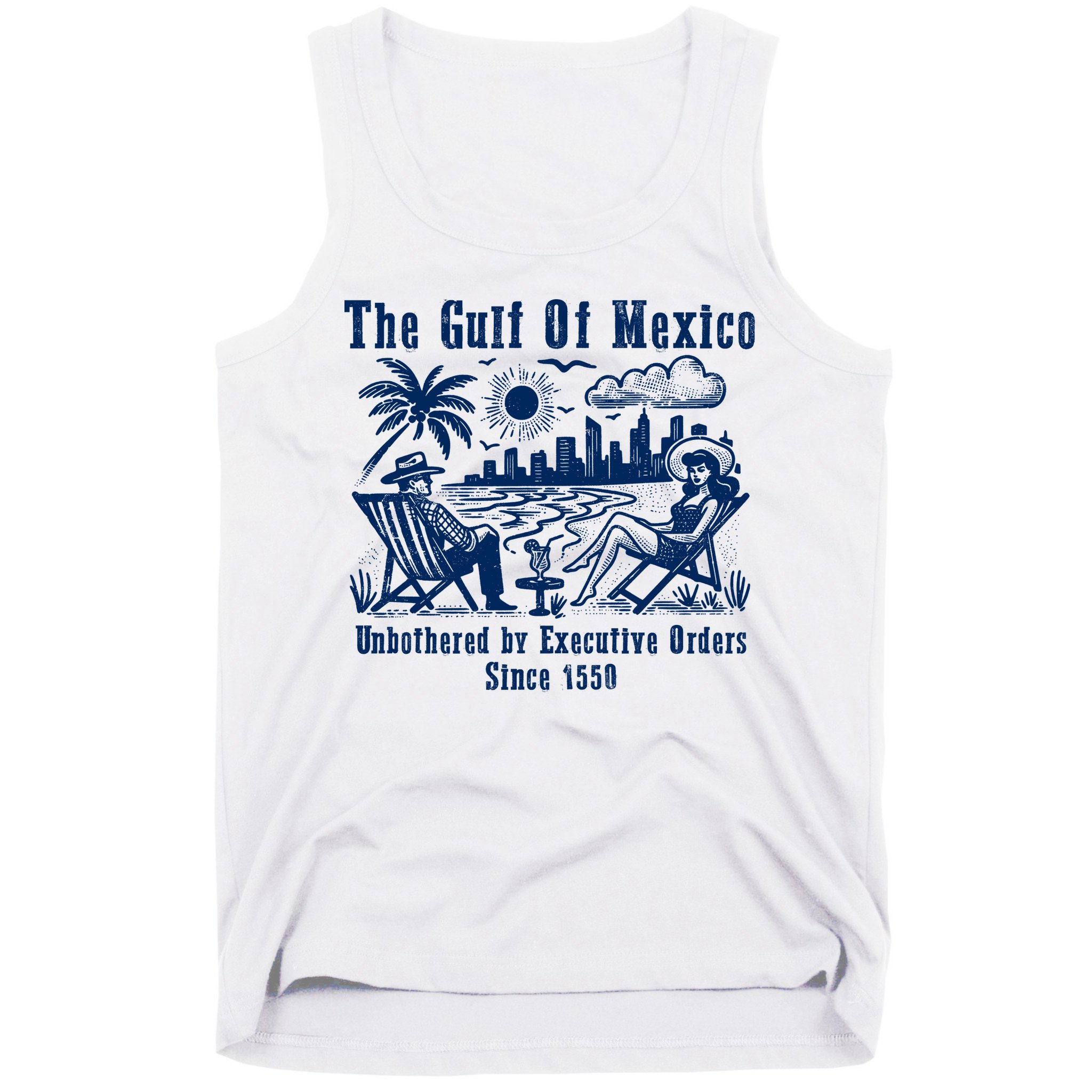 Gulf Of Mexico Forever – Anti-Trump Political Satire Tank Top