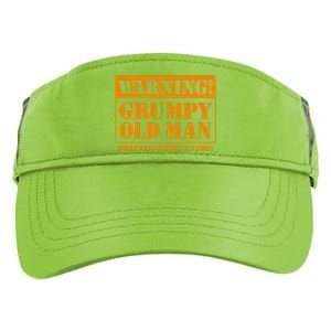 Grumpy Old Man For Grandfathers Dads Fathers Day Adult Drive Performance Visor