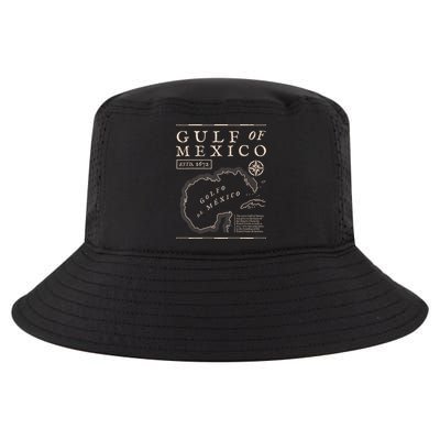 Gulf Of Mexico 1672 Historic Map Cool Comfort Performance Bucket Hat