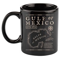 Gulf Of Mexico 1672 Historic Map 11oz C Handle Ceramic Mug