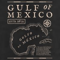 Gulf Of Mexico 1672 Historic Map 25L Jumbo Tote