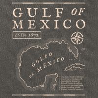 Gulf Of Mexico 1672 Historic Map Cotton Canvas Backpack