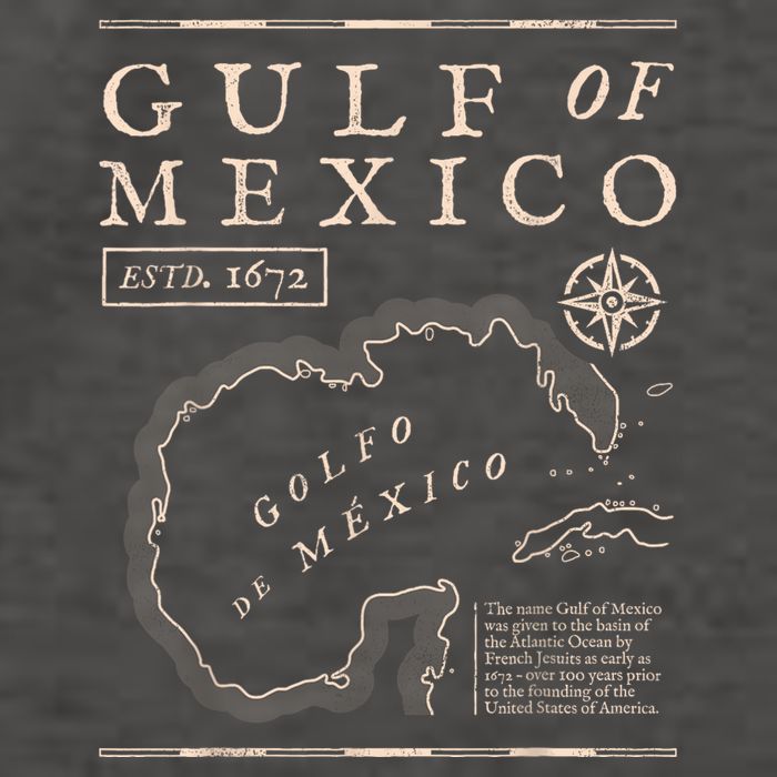 Gulf Of Mexico 1672 Historic Map Vector Backpack