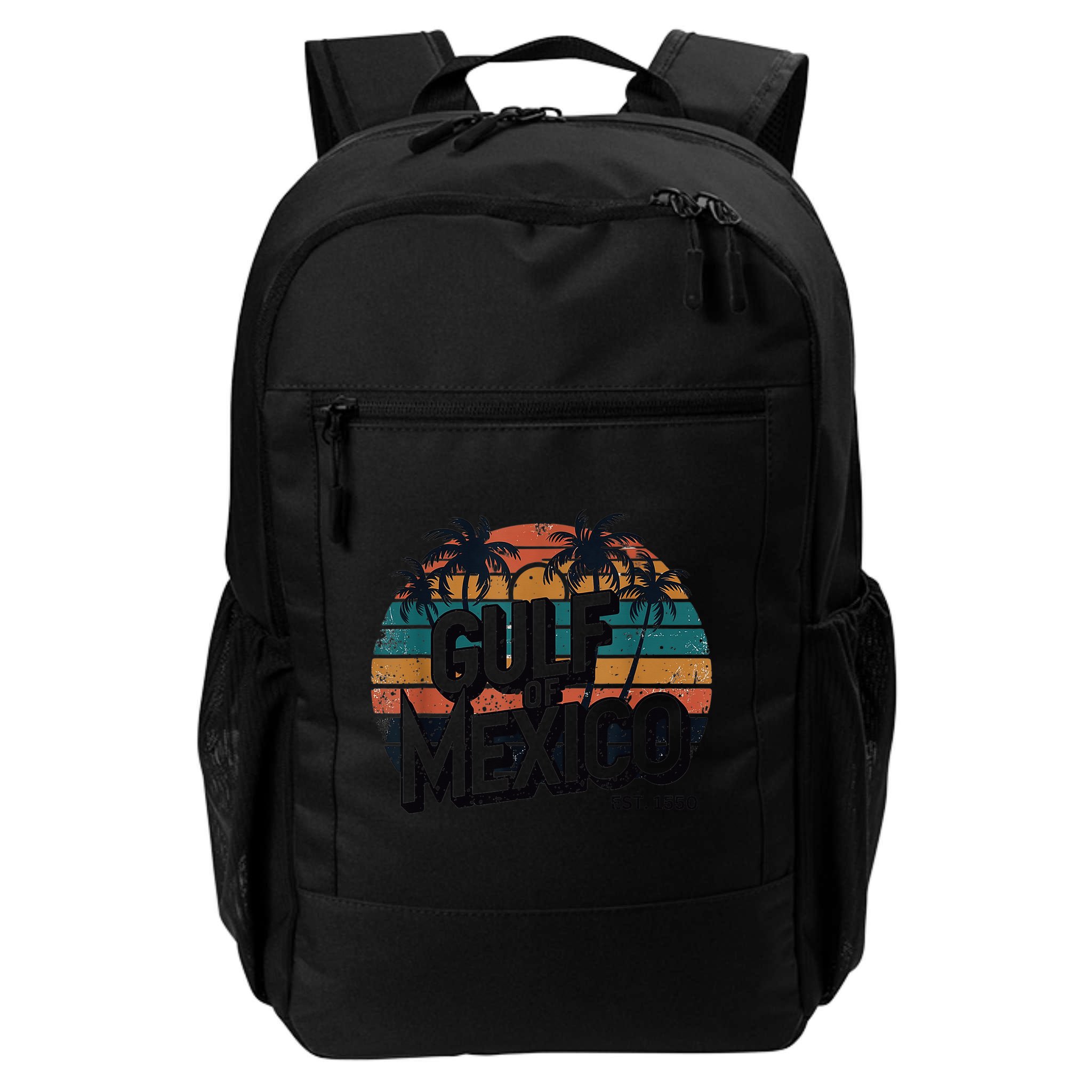 Gulf Of Mexico Est 1550 Retro Vintage Beach Backpack