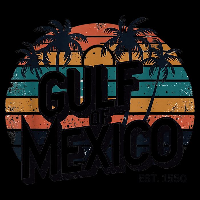 Gulf Of Mexico Est 1550 Retro Vintage Beach Backpack