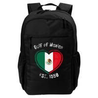 Gulf Of Mexico Written In Distressed Font Mexican Pride Backpack