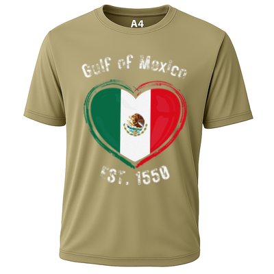 Gulf Of Mexico Written In Distressed Font Mexican Pride Performance Shirt