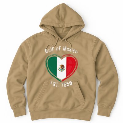 Gulf Of Mexico Written In Distressed Font Mexican Pride Hoodie