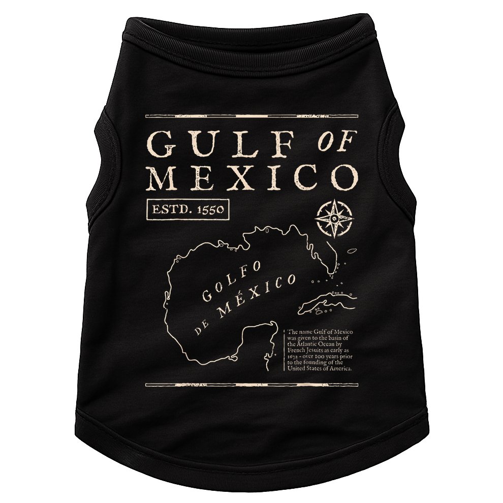 Gulf Of Mexico Est 1550 Historic Map Gulf Of Mexico .Png Doggie Tank