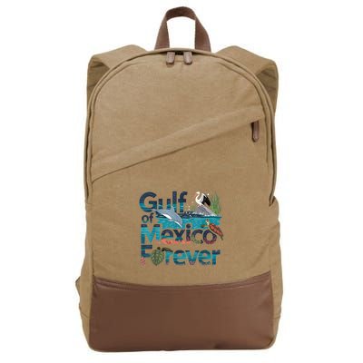 Gulf Of Mexico Forever Marine Wildlife Ocean Conservation Cotton Canvas Backpack