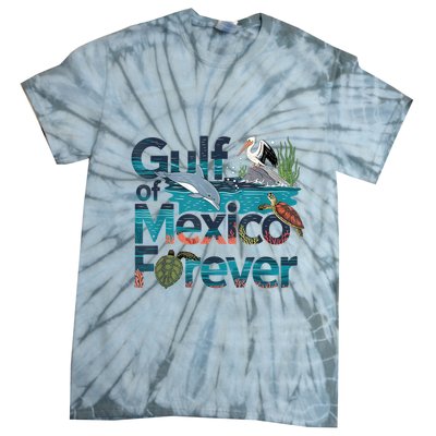 Gulf Of Mexico Forever Marine Wildlife Ocean Conservation Tie-Dye T-Shirt