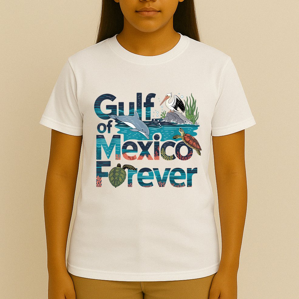 Gulf Of Mexico Forever Marine Wildlife Ocean Conservation T-Shirt