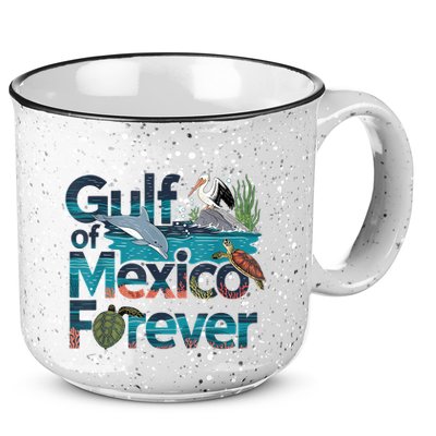 Gulf Of Mexico Forever Marine Wildlife Ocean Conservation 15oz Campfire Ceramic Mug