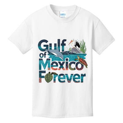 Gulf Of Mexico Forever Marine Wildlife Ocean Conservation Kids T-Shirt
