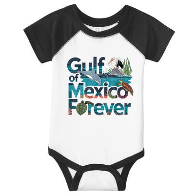 Gulf Of Mexico Forever Marine Wildlife Ocean Conservation Infant Baby Jersey Bodysuit