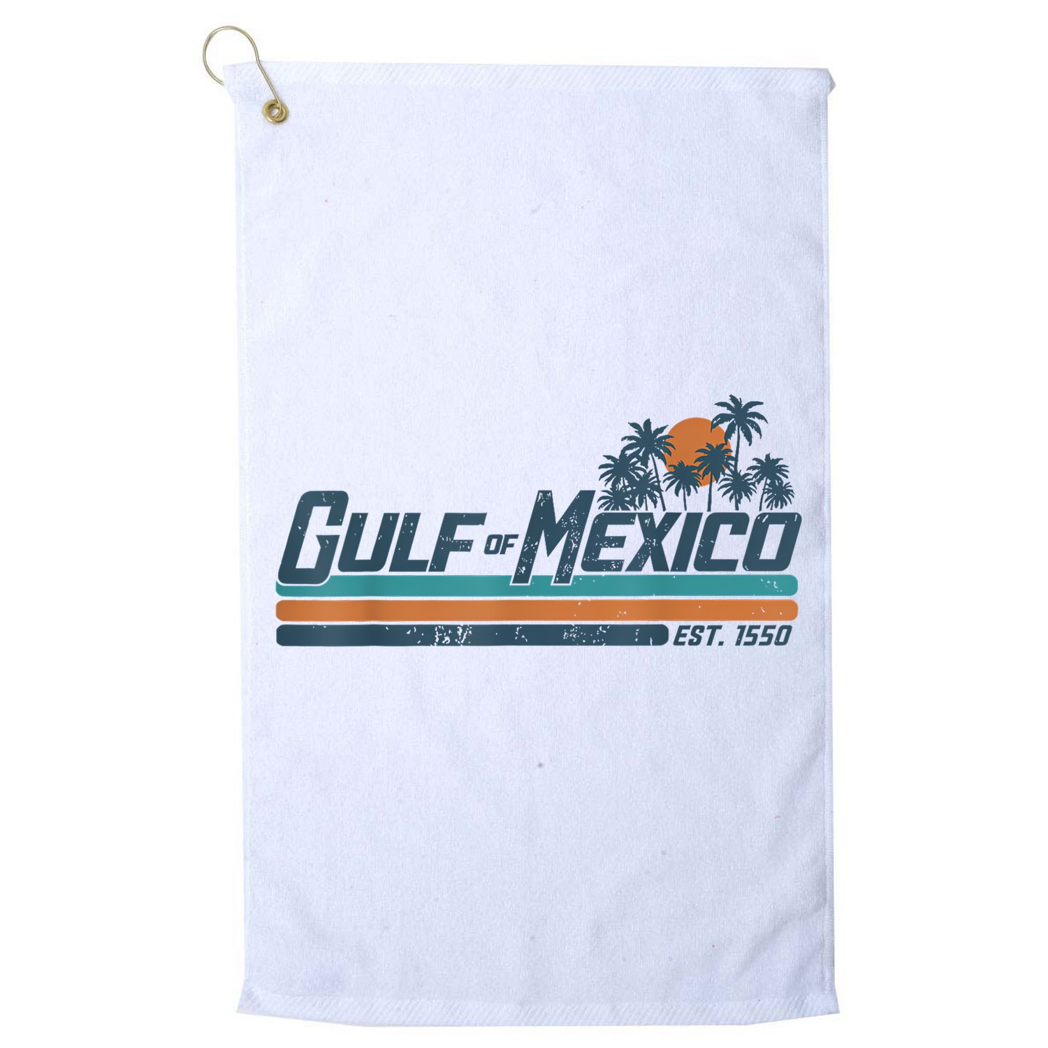 Gulf Of Mexico Golf Towel