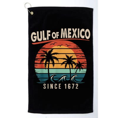 Gulf Of Mexico Vintage Gulf Of Mexico Since 1672 Golf Towel
