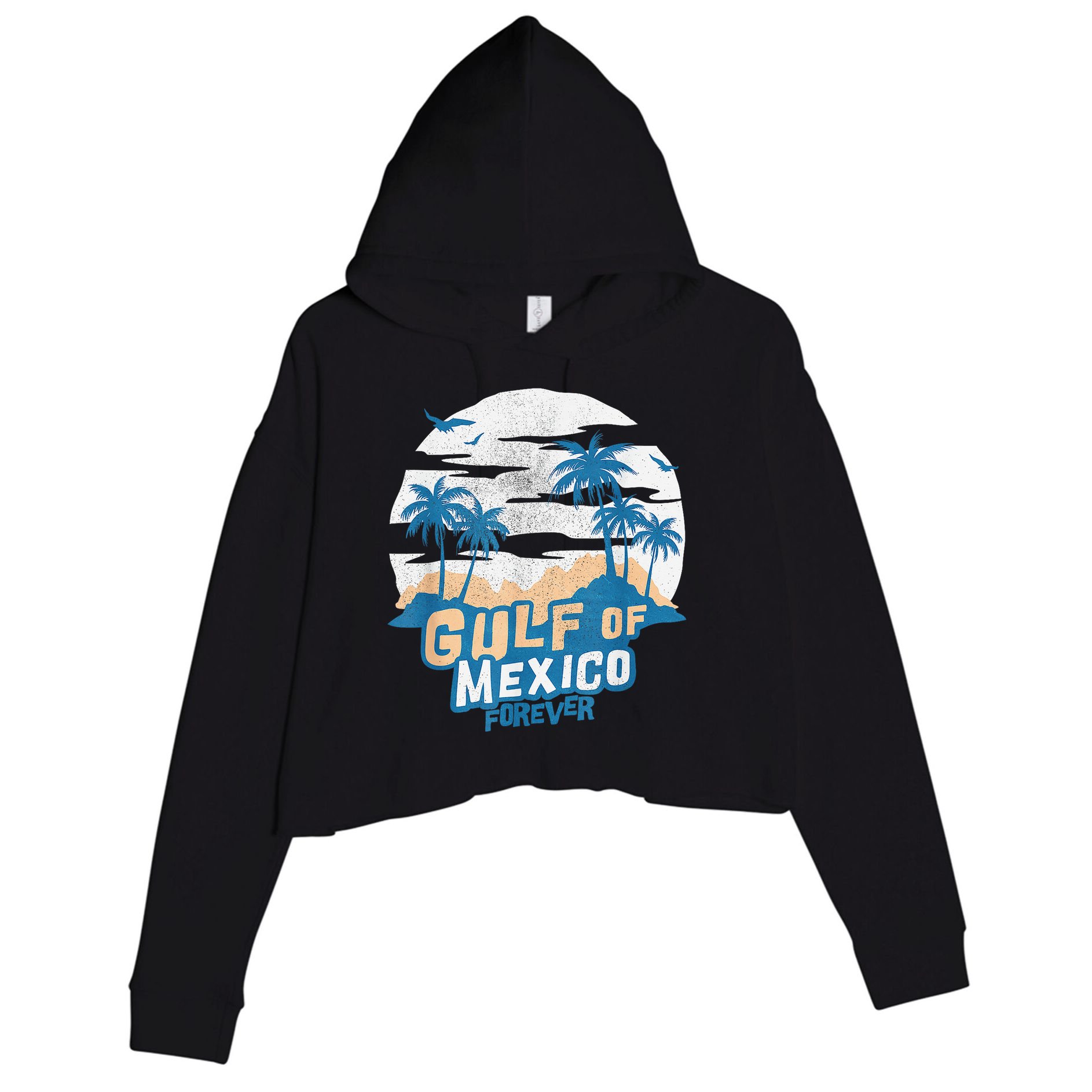 Gulf Of Mexico Forever Crop Fleece Hoodie