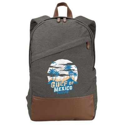 Gulf Of Mexico Forever Cotton Canvas Backpack