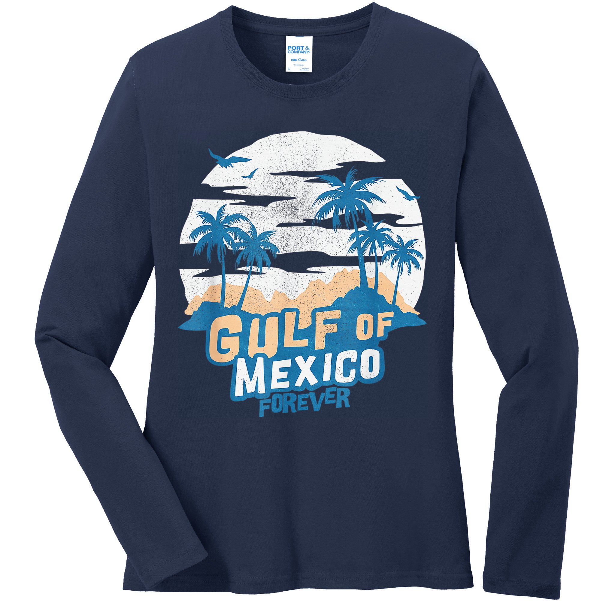 Gulf Of Mexico Forever Ladies Long Sleeve Shirt