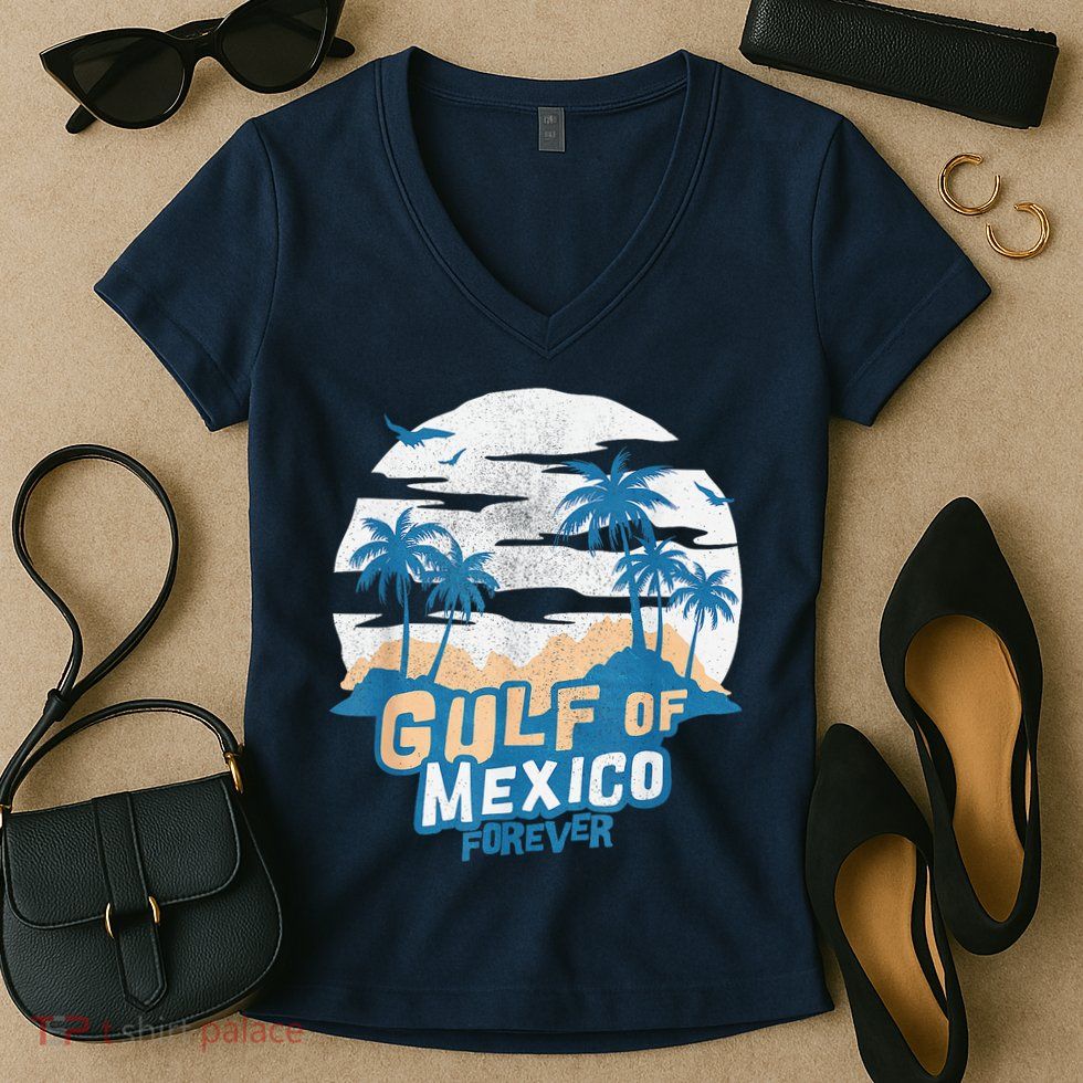 Gulf Of Mexico Forever Women's V-Neck T-Shirt