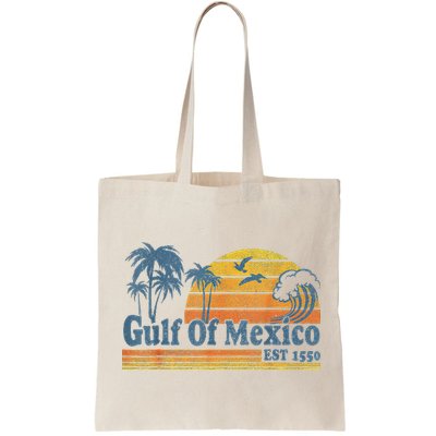 Gulf Of Mexico Est 1550 Retro Vintage Beach Gulf Of Mexico Bag