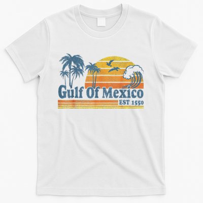 Gulf Of Mexico Est 1550 Retro Vintage Beach Gulf Of Mexico T-Shirt