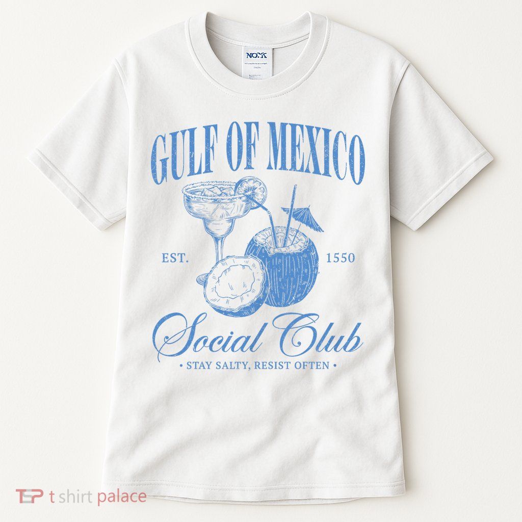 Gulf Of Mexico Vintage Gulf Of Mexico Social Club Est 1550 Tall T-Shirt