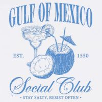 Gulf Of Mexico Vintage Gulf Of Mexico Social Club Est 1550 Poster