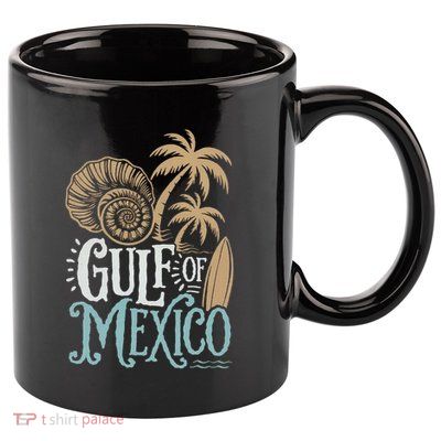 Gulf Of Mexico Gift Flag Beach Golfo De Mexico .Png 11oz C Handle Ceramic Mug