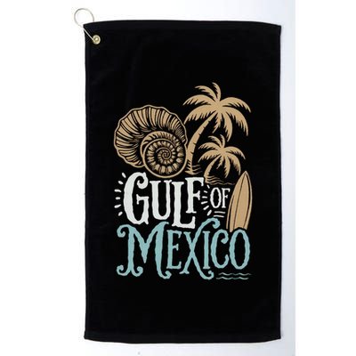 Gulf Of Mexico Gift Flag Beach Golfo De Mexico .Png Golf Towel