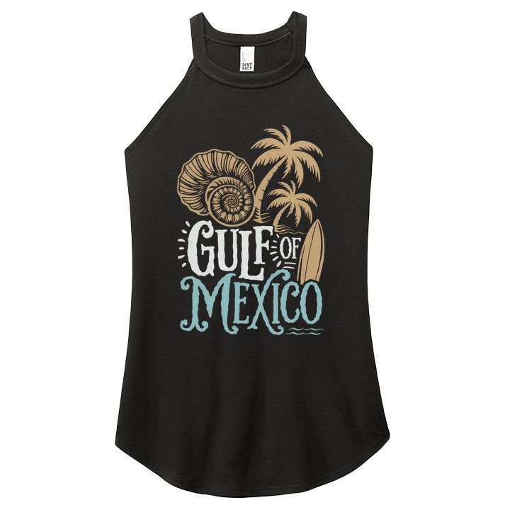 Gulf Of Mexico Gift Flag Beach Golfo De Mexico .Png Women's Perfect Tri Rocker Tank